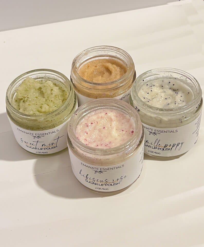 Floral Lip Scrubs