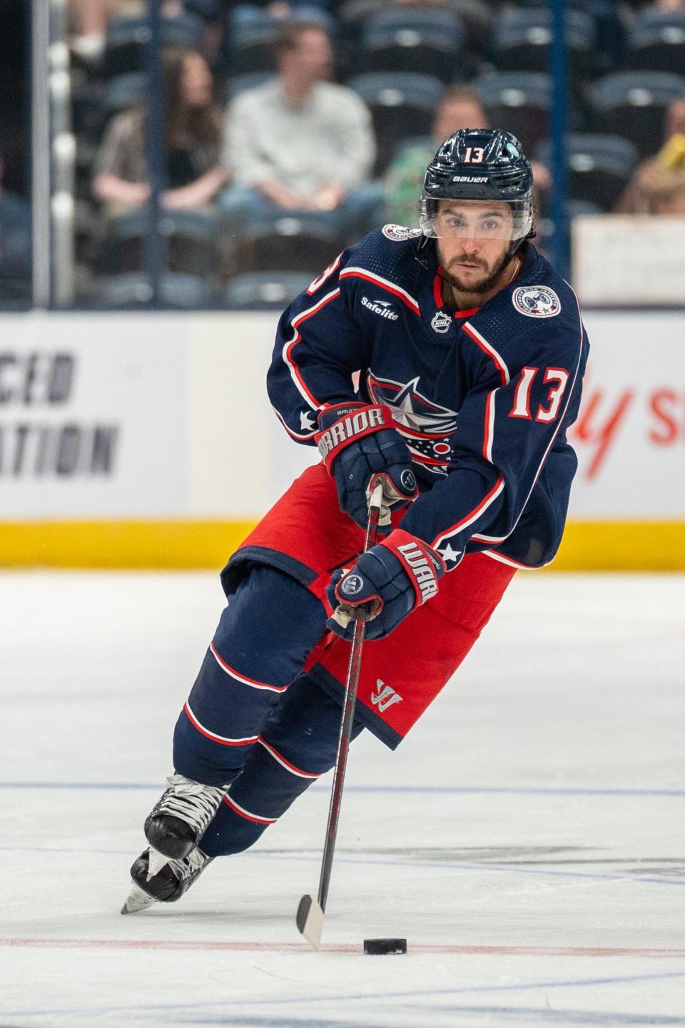 Forward Johnny Gaudreau led the Blue Jackets in points last season with 74.