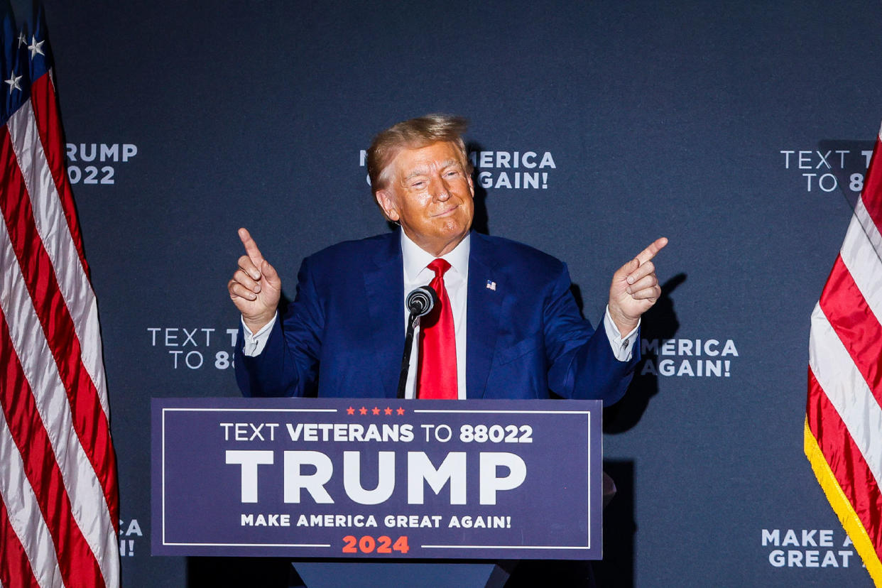 Donald Trump Erin Clark/The Boston Globe via Getty Images