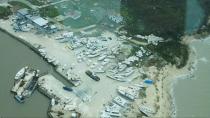 Aerial view shows devastation after hurricane Dorian hit the Abaco Islands in the Bahamas