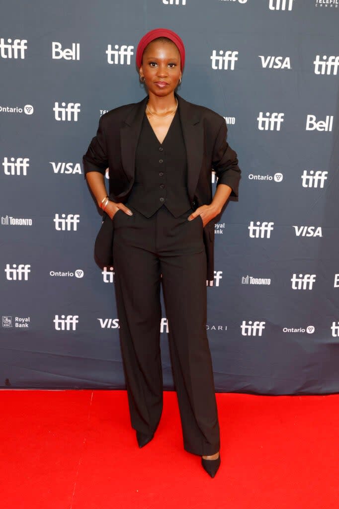 TORONTO, ONTARIO – SEPTEMBER 08: Anta Diaw attends the “Les Indesirables” premiere during the 2023 Toronto International Film Festival at Royal Alexandra Theatre on September 08, 2023 in Toronto, Ontario. (Photo by Robin Marchant/Getty Images)