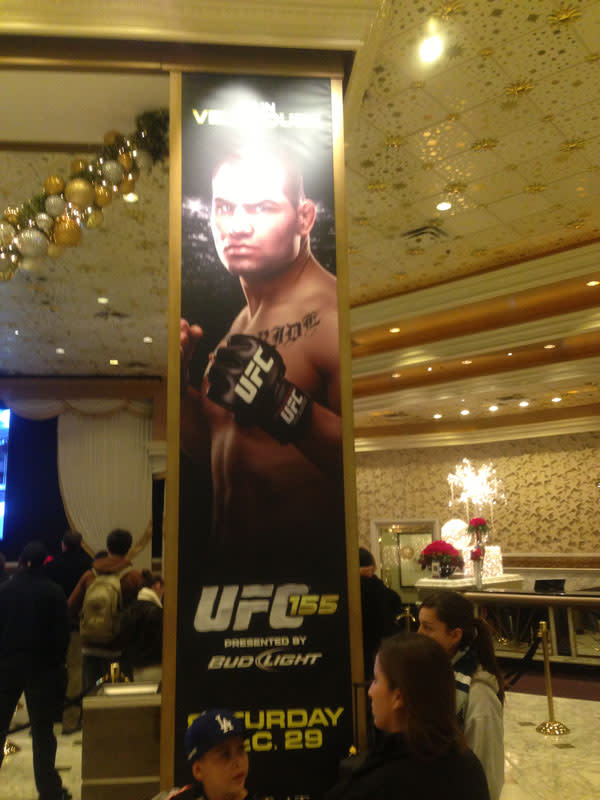 El MGM Grand Hotel está listo para UFC 155