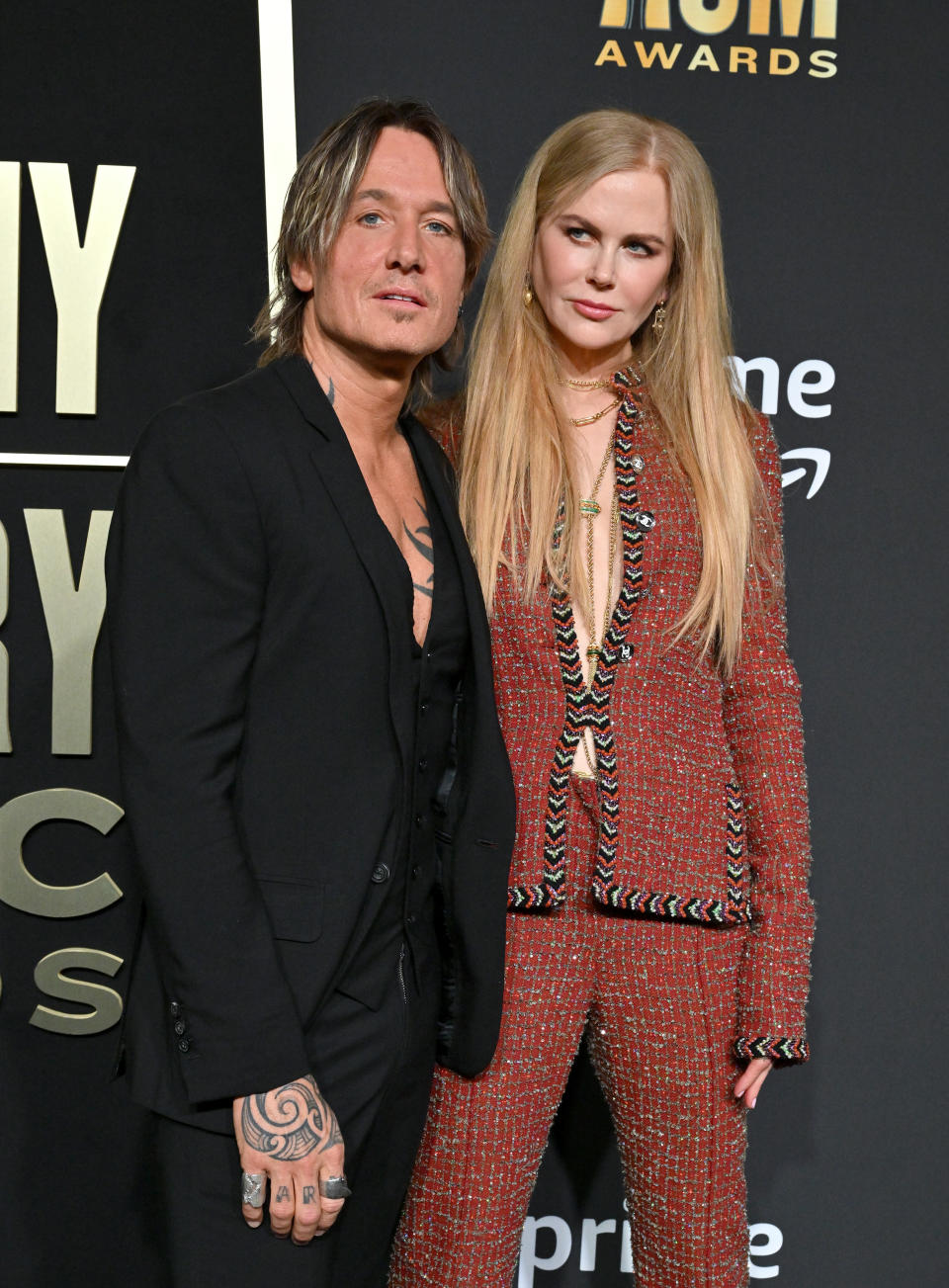 Keith Urban and Nicole Kidman at the CMAs in 2023.