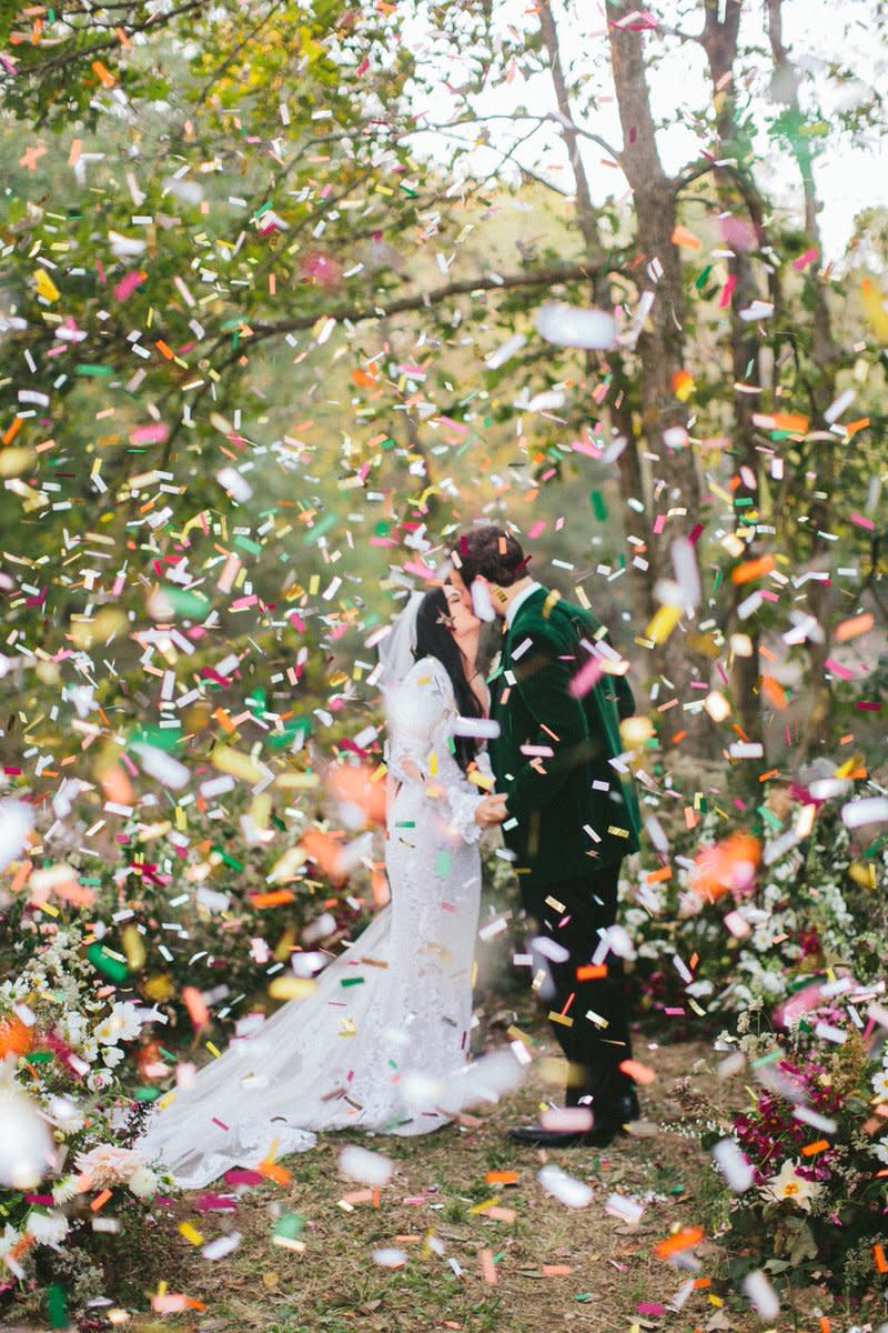 Kacey Musgraves and Ruston Kelly wedding. October 2017. (Credit: Natalie Barrett / NBarrett Photography)