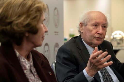 Serge Klarsfeld, who dedicated his life to bringing former Nazis to justice, was speaking alongside his equally celebrated wife Beate Klarsfeld