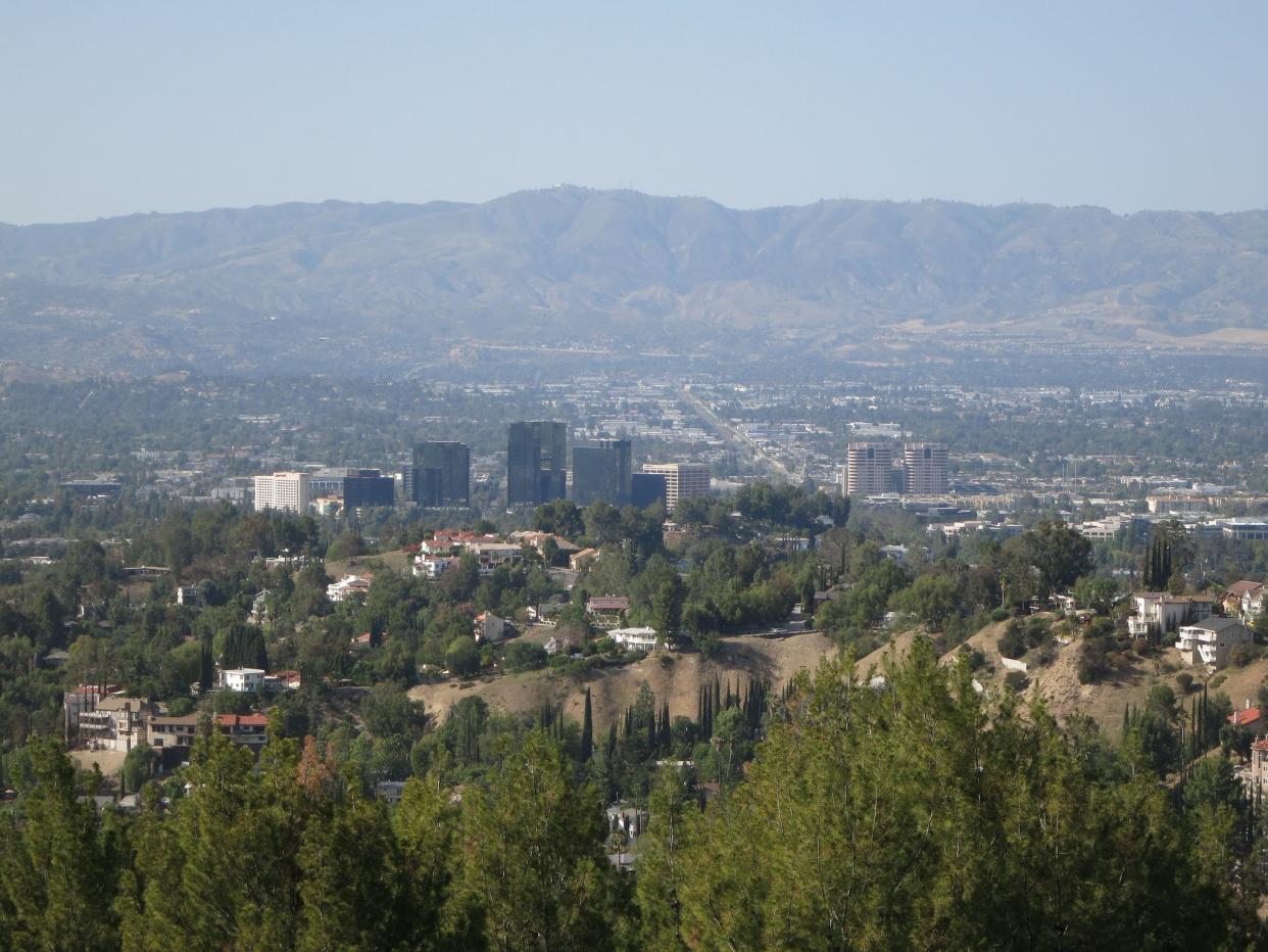 Woodland Hills area in the San Fernando Valley