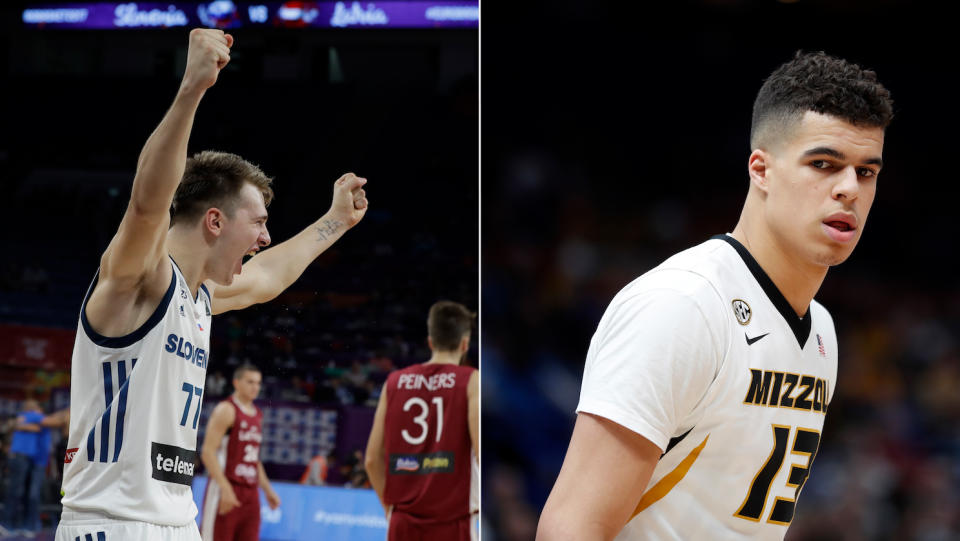Luka Doncic and Michael Porter Jr. have never played basketball against each other. (AP)