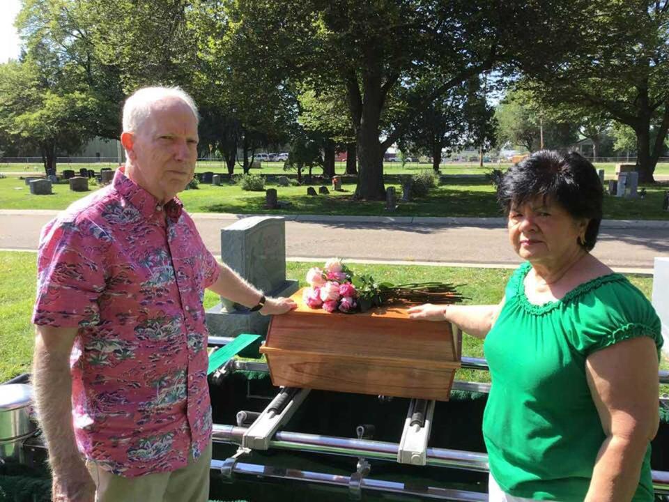 Jonelle Matthews was laid to rest nearly 35 years after her disappearance. / Credit: Jim and Gloria Matthews