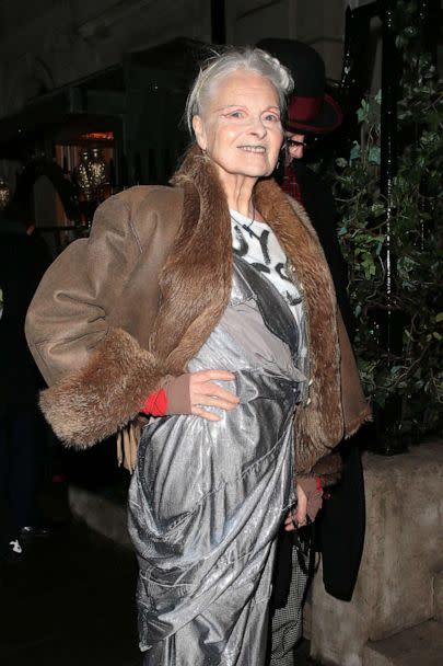 PHOTO: Dame Vivienne Westwood attends an event in London, on Jan. 27, 2020. (Ricky Vigil M/GC Images via Getty Images)