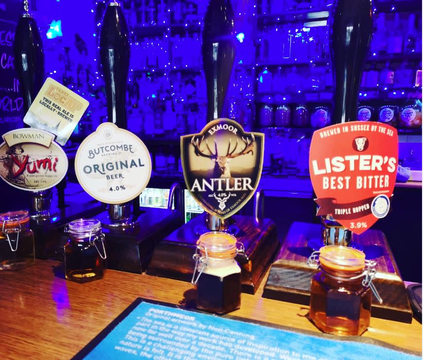 The pub was also praised for its choice of beers (PA)