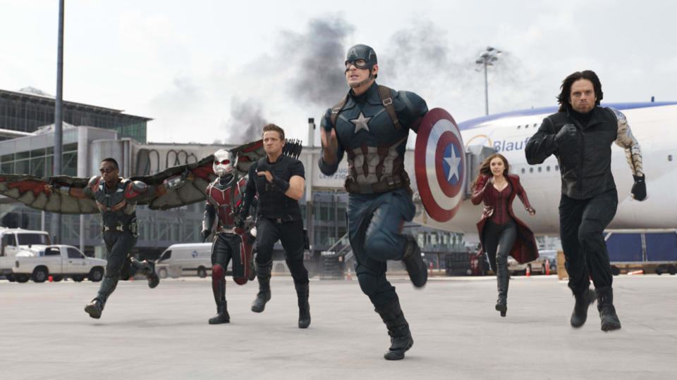 Captain America: Civil War pitted Marvel's greatest heroes against each other. (Marvel Studios/Disney/Alamy)