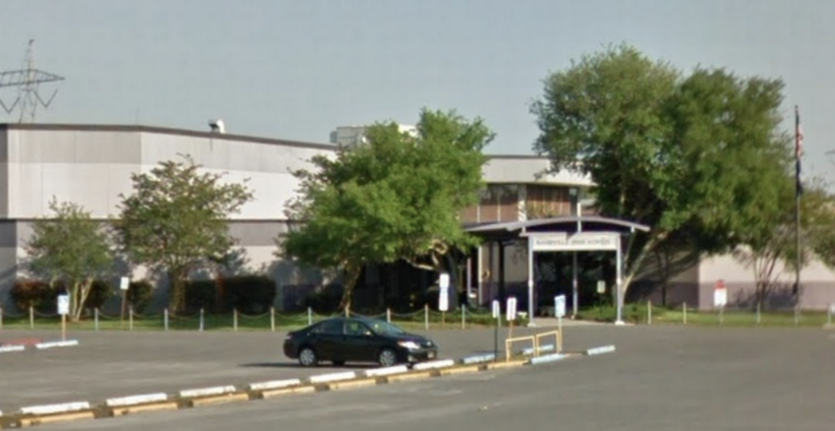 Officials at Hahnville High School became suspicious and notified authorities after a 28-year-old woman attempted to enroll  (Google Street View)