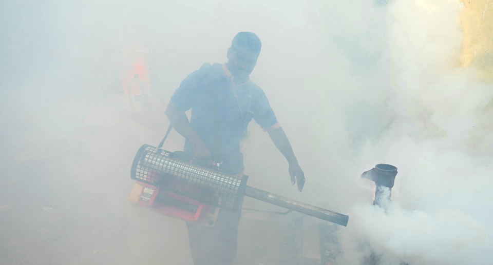 In India, fumigation is required to reduce the risk of dengue fever. Source: Getty