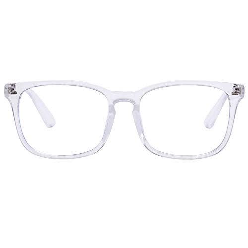 3) WMAO Blue Light Blocking Glasses Square Eyeglasses