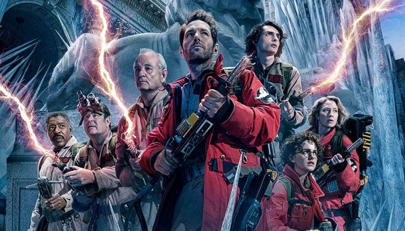 A crop of the poster from Ghostbusters: Frozen Empire. - Image: Sony