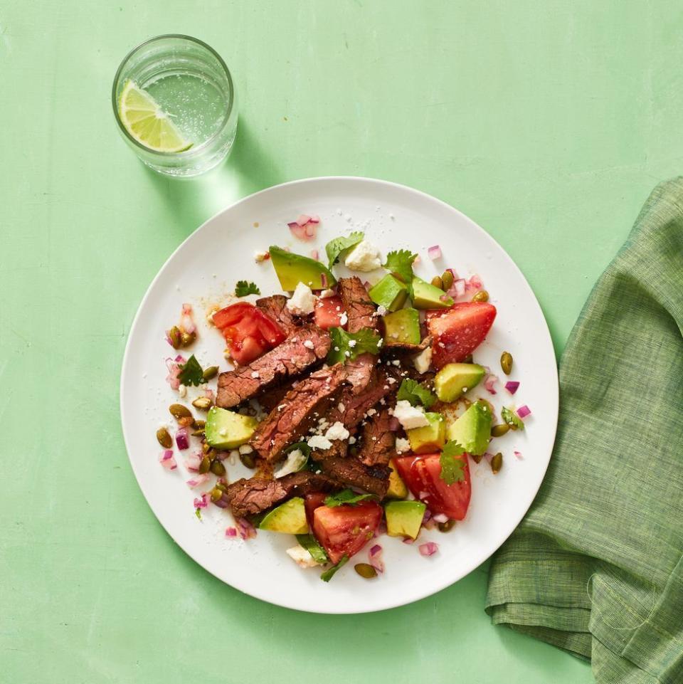 Mexican Skirt Steak and Avocado Salad