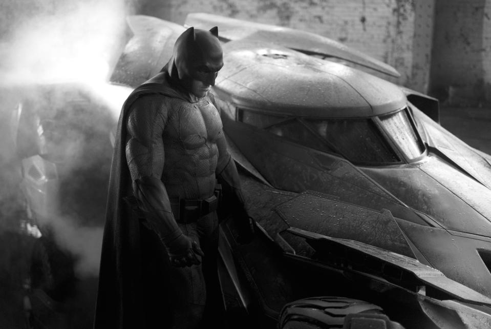 Ben Affleck als Batman in „Batman gegen Superman: Anbruch der Gerechtigkeit“. (Bild: Warner Bros/DC Comics/Kobal/REX/Shutterstock)