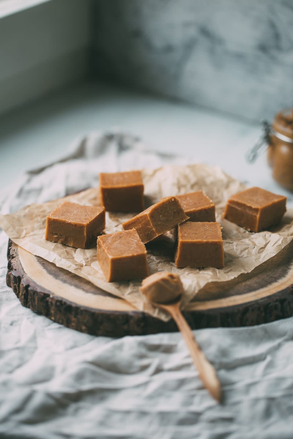 Healthier swap: pumpkin almond butter fudge