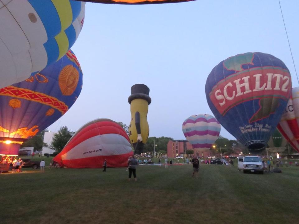 Last year featured a vintage balloon inflate at the National Balloon Classic.