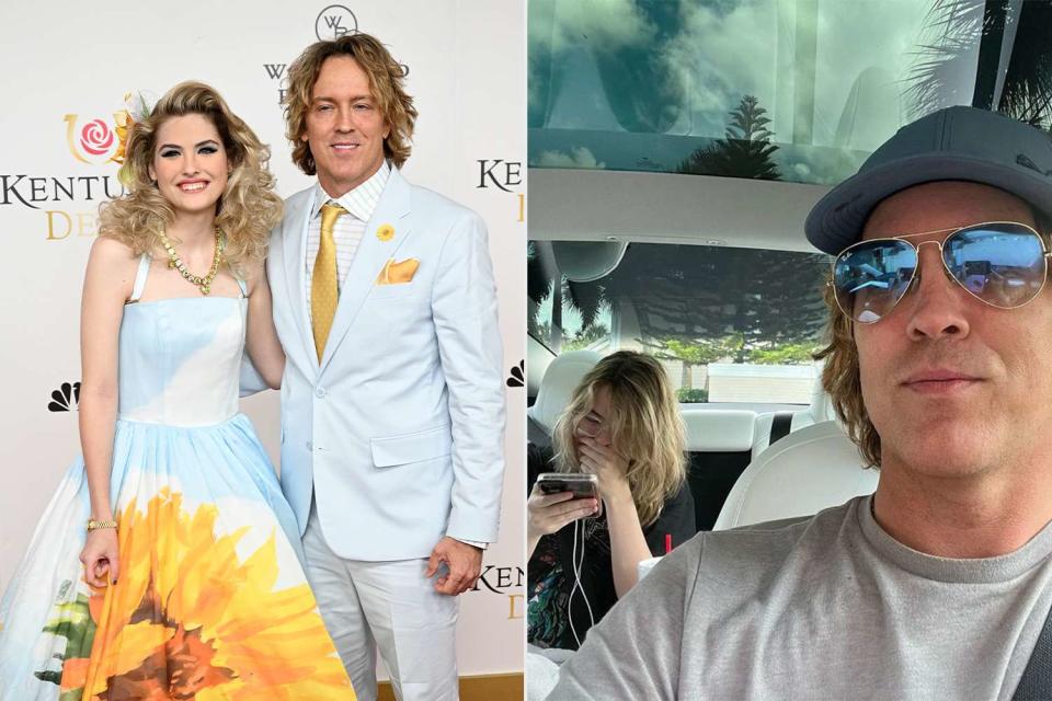 <p>Stephen J. Cohen/Getty Images</p> Dannielynn and Larry Birkhead