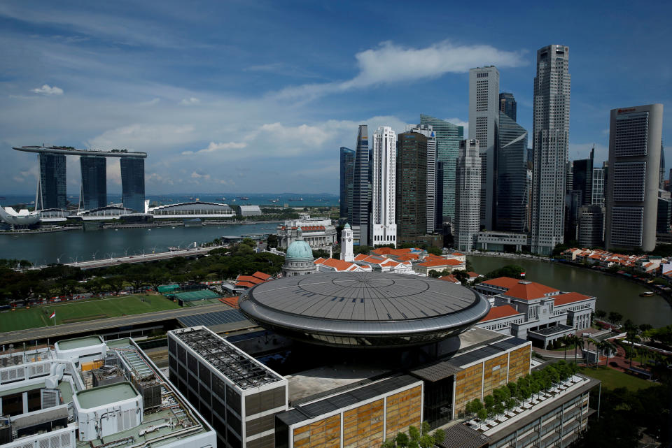 Singapore’s CBD seen in 2016. (File photo: Reuters/Edgar Su)