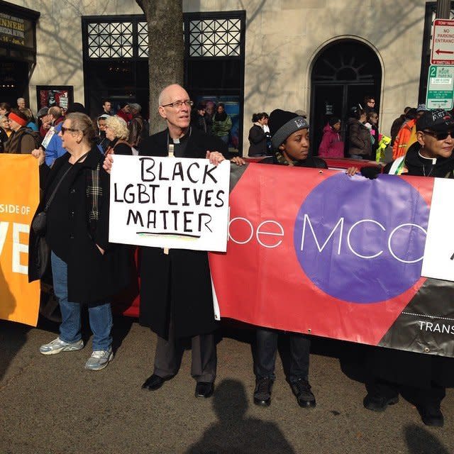 Protesters in Freedom Plaza on Dec. 13, 2014.