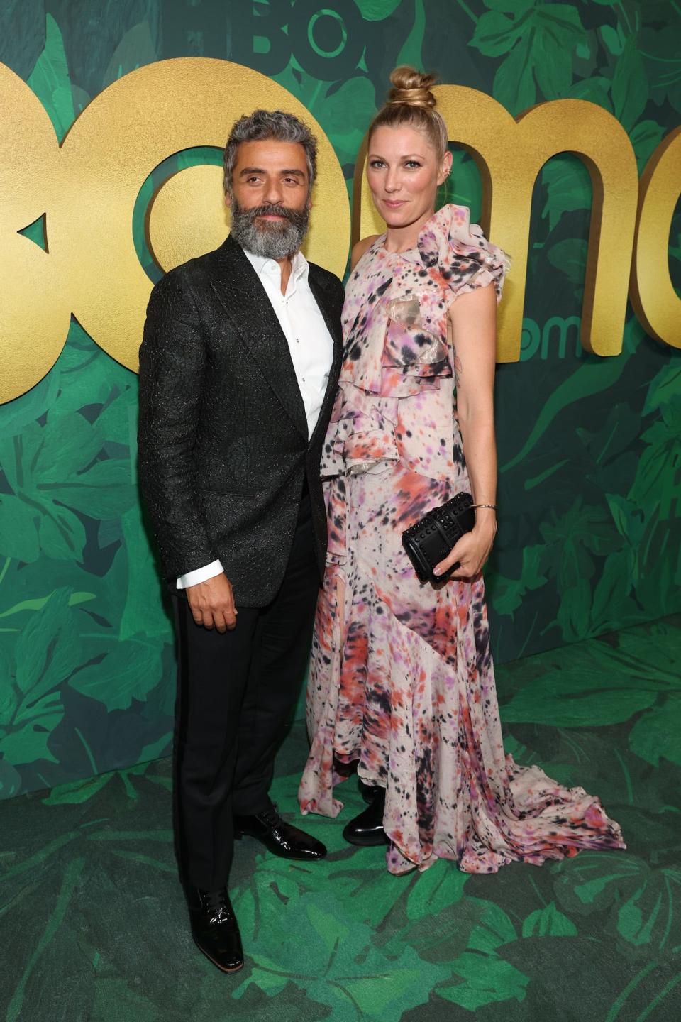 Oscar Isaac and Elvira Lind attend HBO's Emmy's Party on September 12, 2022.