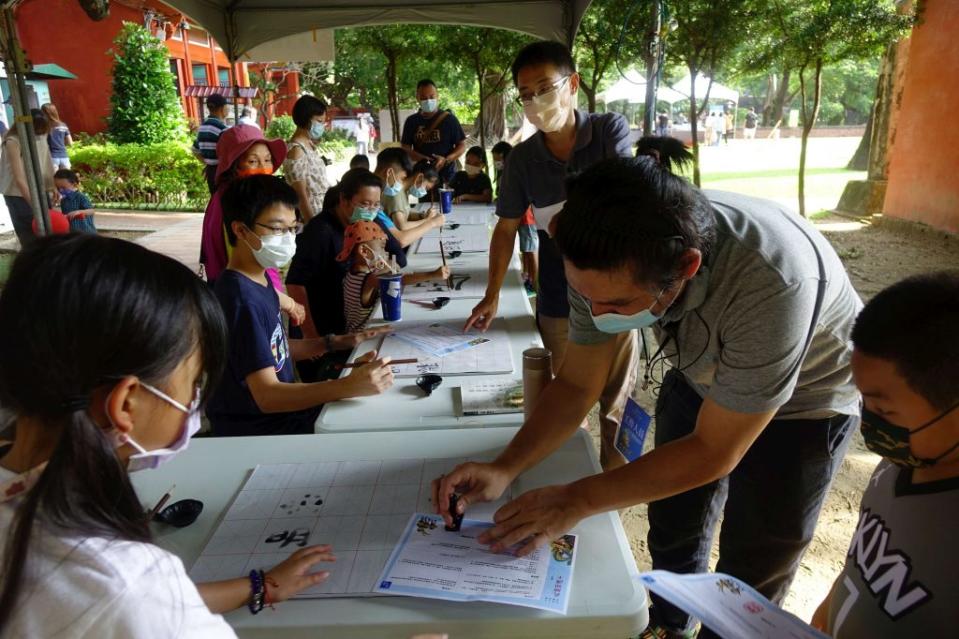 孔廟文化節本週登場，規劃四大項親子共學同樂活動。（記者林雪娟攝）