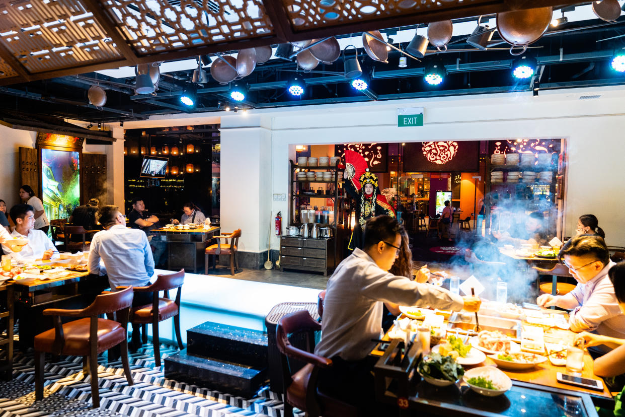 The Interior of the restaurant. (PHOTO: Da Miao Hot Pot) 