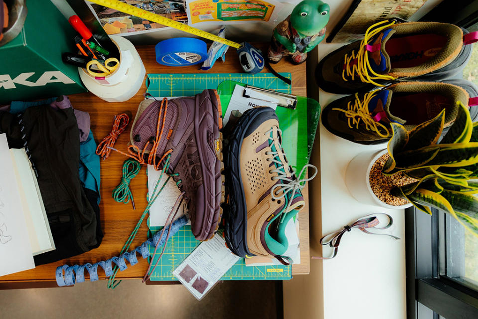 Bodega x Hoka Tor Ultra Hi (L) and Lo. - Credit: Courtesy of Hoka