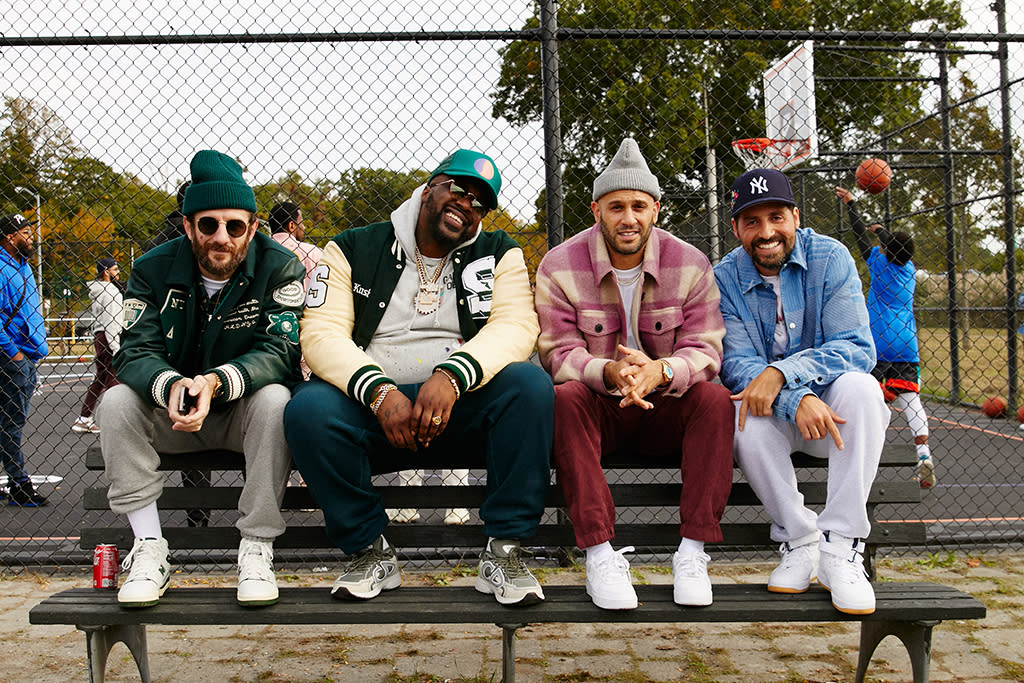 L to R: Teddy Santis, Smoke DZA, Greg Yuna and Ronnie Fieg. - Credit: Courtesy of Kith