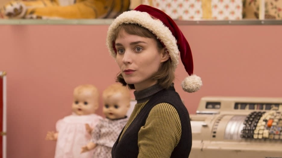 <p>Charting the forbidden relationship between Cate Blanchett's glamorous married woman and Rooney Mara's shopgirl, Todd Haynes' 50s-set romance is a dreamlike, sepia-toned treat of a movie. (StudioCanal)</p> 