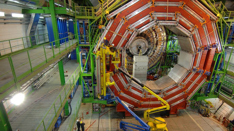 Clara Nellist, a CERN particle physicist, took to TikTok to dispel conspiracy theories circulating on social media that the Large Hadron Collider in Geneva was used to manipulate the brand name of Oreo Double Stuf Chocolate Sandwich Cookies. - Lionel Flusin/Gamma-Rapho/Getty Images