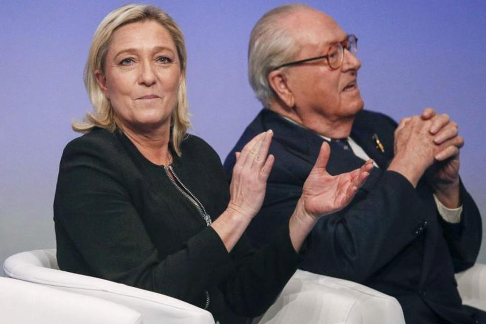 Comments: Marine Le Pen with father Jean-Marie