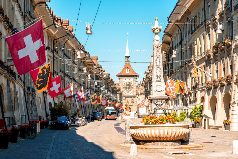 En la capital suiza, Berna, también se ha encarecido la vida para los trabajadores extranjeros. Asciende en el ranking desde la duodécima posición a la octava. (Foto: Getty Images).