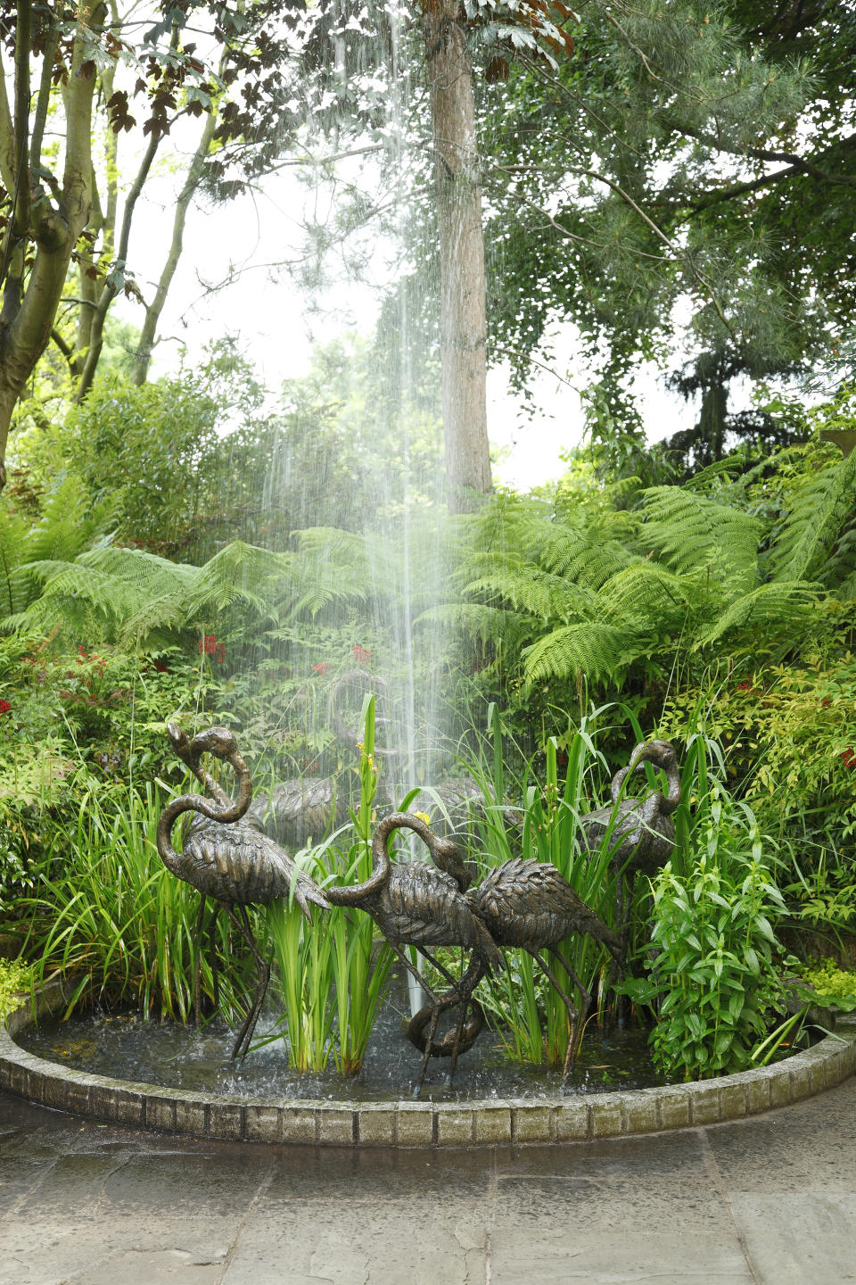 Install a water feature for noise screening