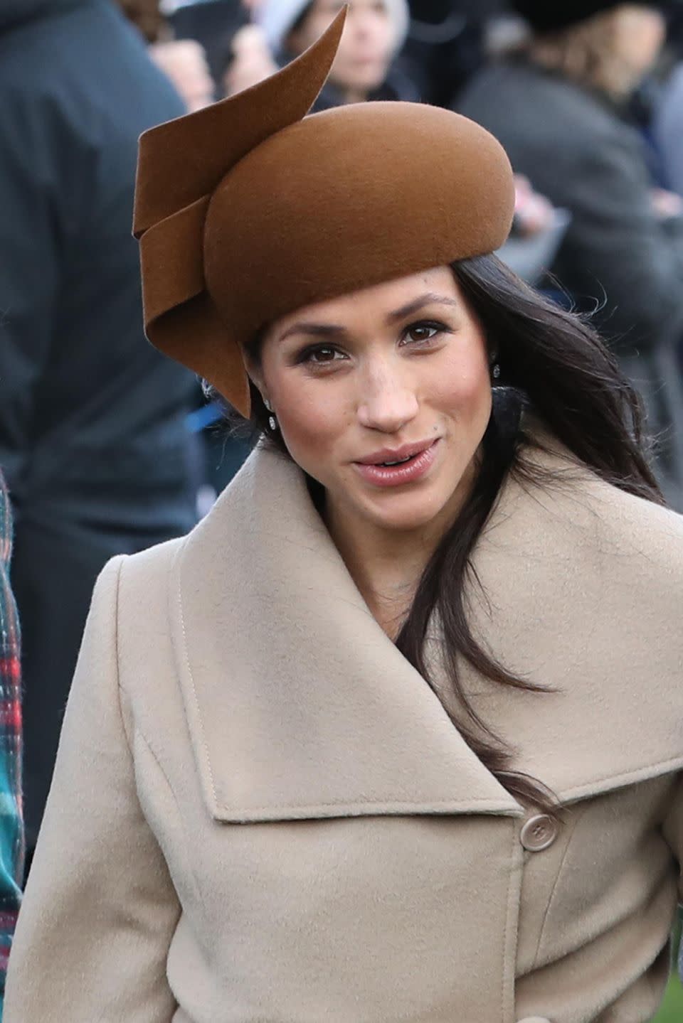 Meghan spent her first Christmas with the royal family this year before marrying Prince Harry. Photo: Getty Images