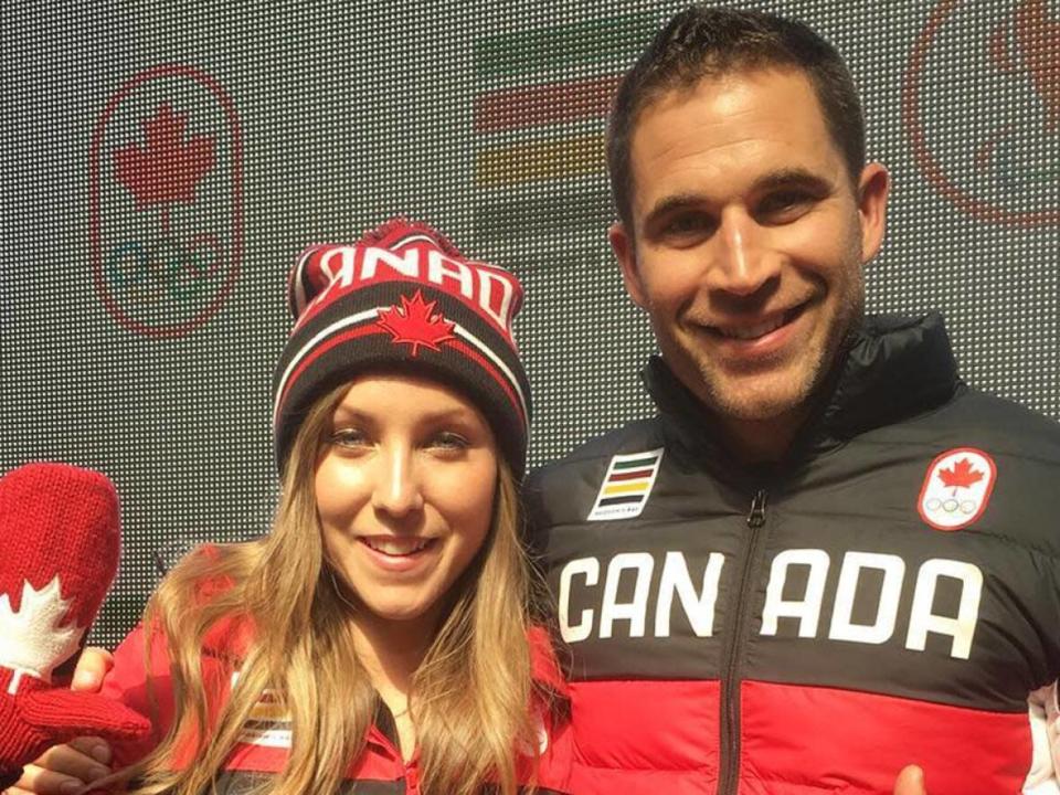 Curing Canada announced Rachel Homan and John Morris, seen above, as the country&#39;s mixed doubles team for the 2022 Winter Olympics in Beijing. (Canadian Olympic Committee - image credit)