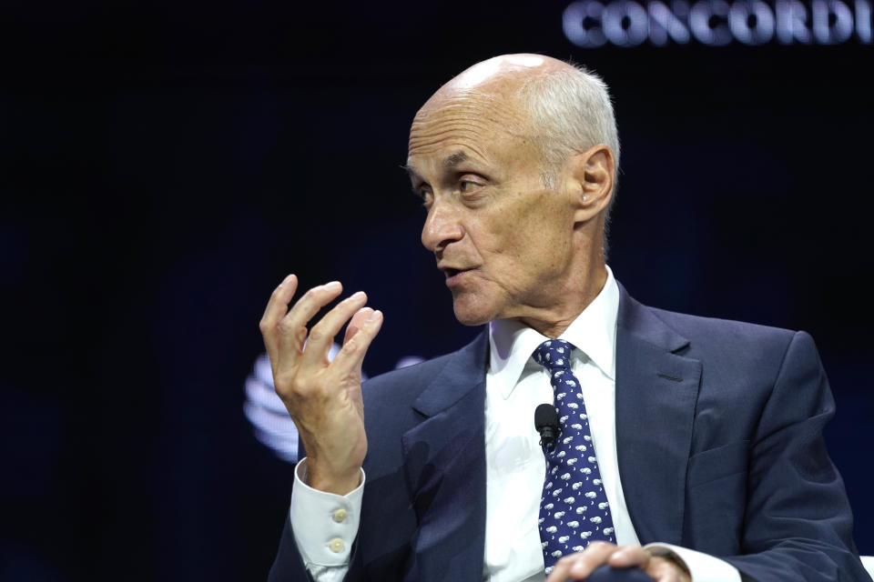 NEW YORK, NEW YORK - SEPTEMBER 23: Michael Chertoff, Executive Chairman and Co-Founder of The Chertoff Group, speaks onstage during the 2019 Concordia Annual Summit - Day 1 at Grand Hyatt New York on September 23, 2019 in New York City. (Photo by Riccardo Savi/Getty Images for Concordia Summit)