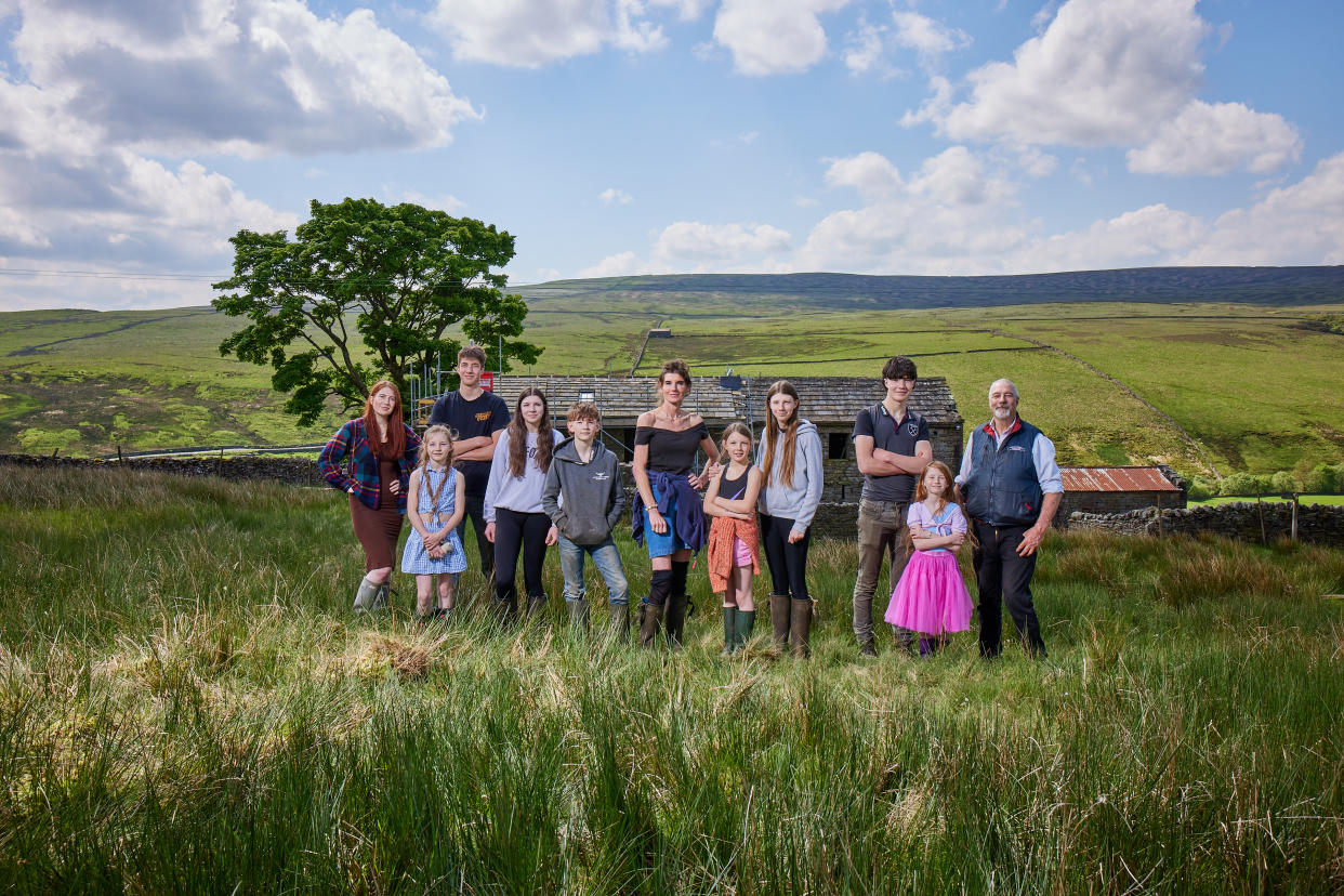 Our Farm Next Door: Amanda, Clive and Kids is coming to our screens. (Matt Davis/Channel 4)