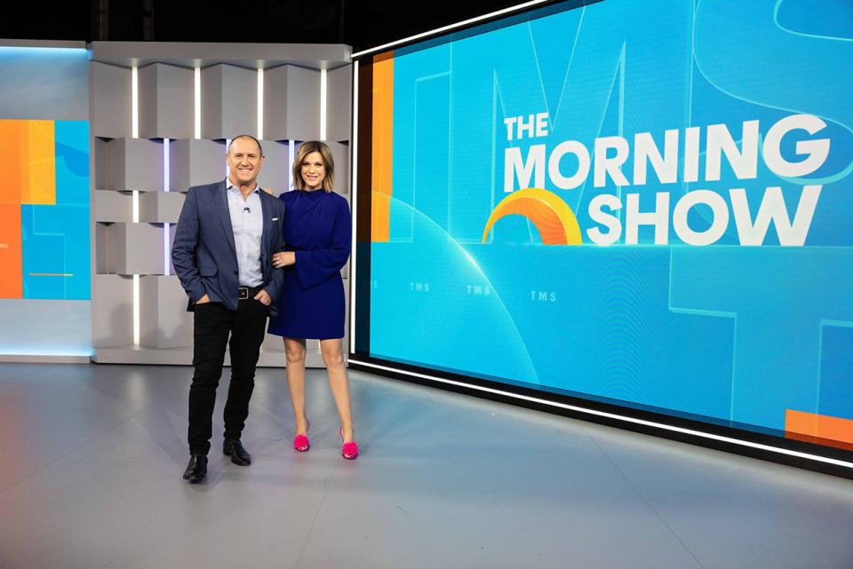 The Morning Show's Larry Emdur and Kylie Gillies 