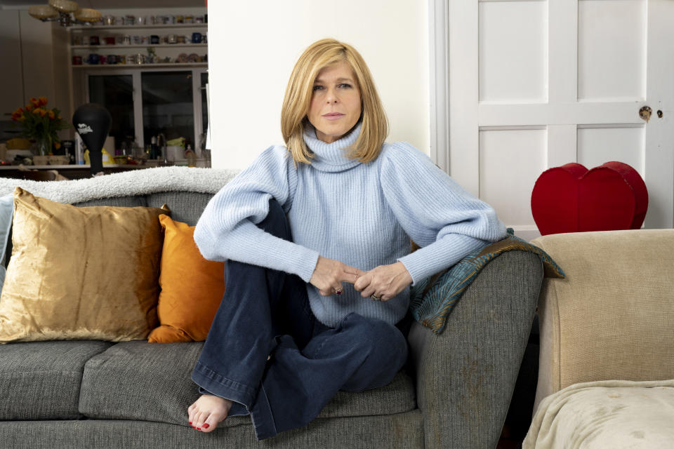 Kate Garraway at home