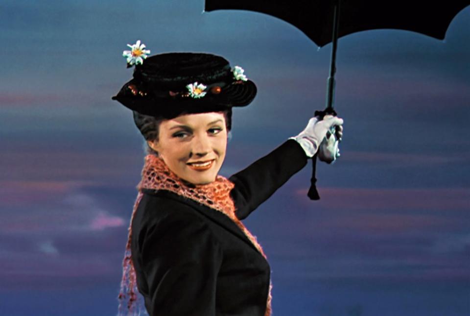 Julie Andrews won a Best Actress Oscar in 1965 for her starring role as magical governess Mary Poppins.