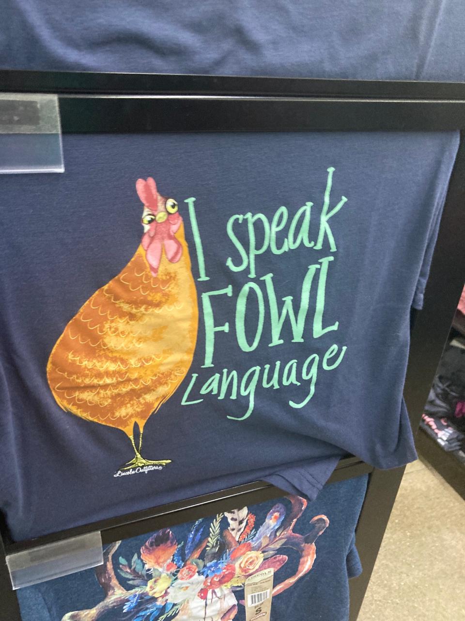 Rural King t-shirt chicken fowl language