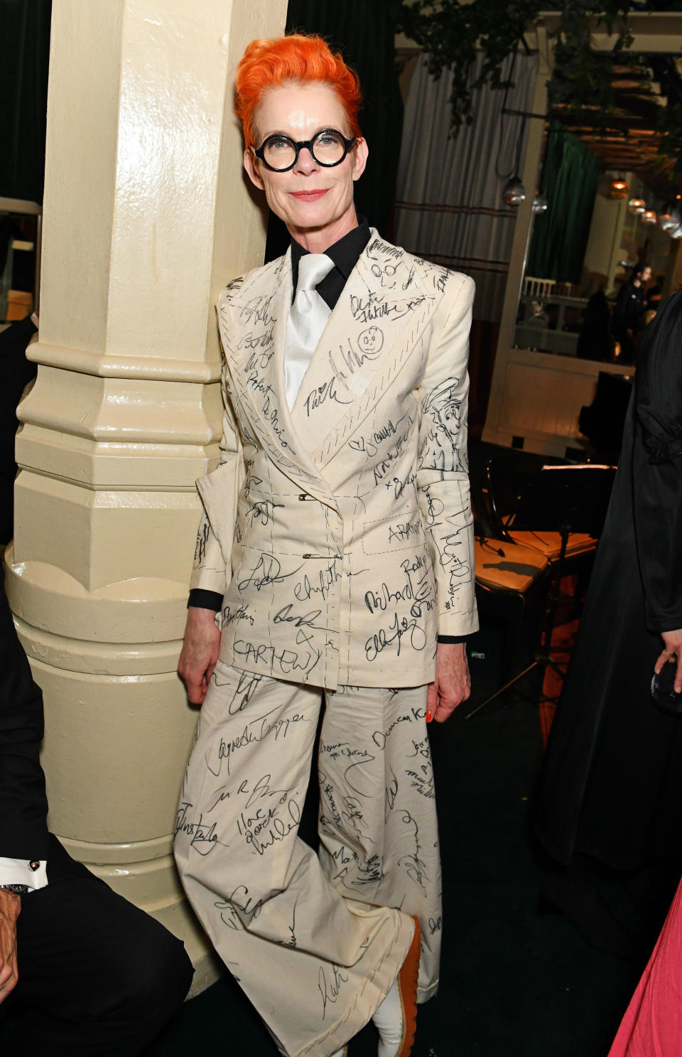 Sandy Powell at the Netflix BAFTA after-party in London on Feb. 2.