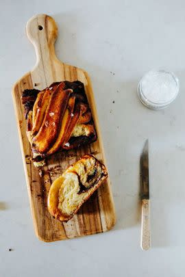 Salted Chocolate and Pumpkin Babka