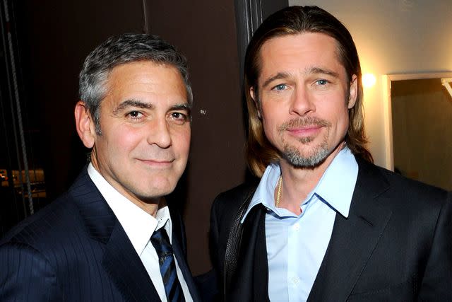 Michael Buckner/Getty Images George Clooney and Brad Pitt in 2012