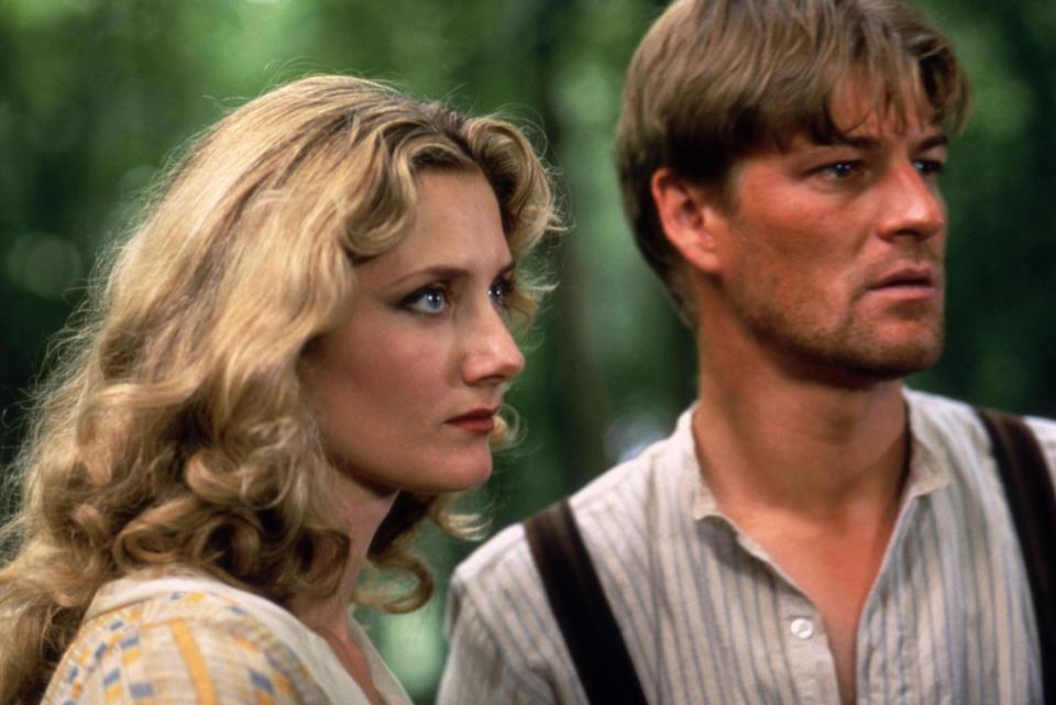 Editorial use only. No book cover usage. Mandatory Credit: Photo by Moviestore/Shutterstock (2249127b) LADY CHATTERLEY (TV) (1993) Joely Richardson, Sean Bean LDYC 002 Lady Chatterley - 1993