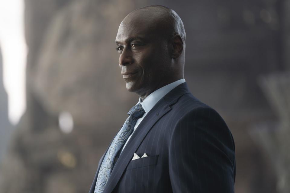 <p>Disney/David Bukach</p> Lance Reddick on 