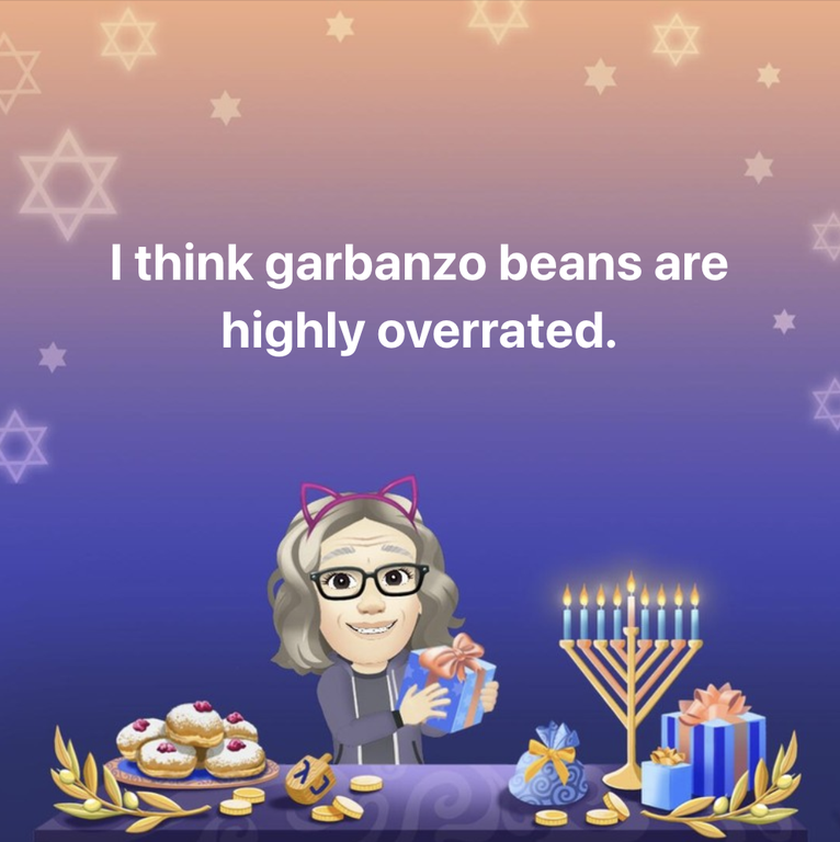 post reading i don't like garbanzo beans